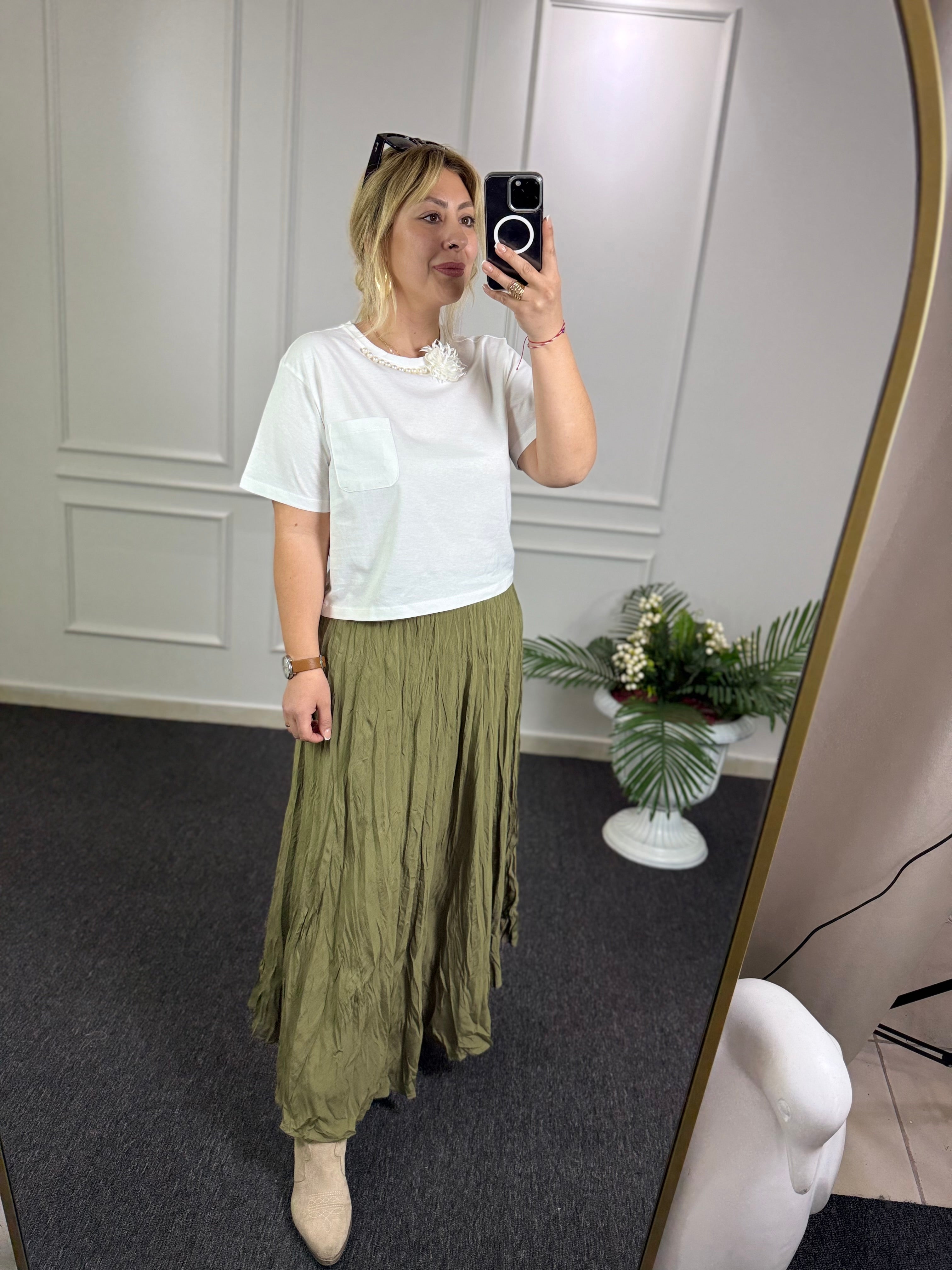 Tasarım Gül&İnci Detay Tshirt